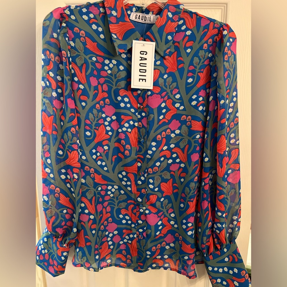 Gaudie and Co. Blouse SZ L NWT $52